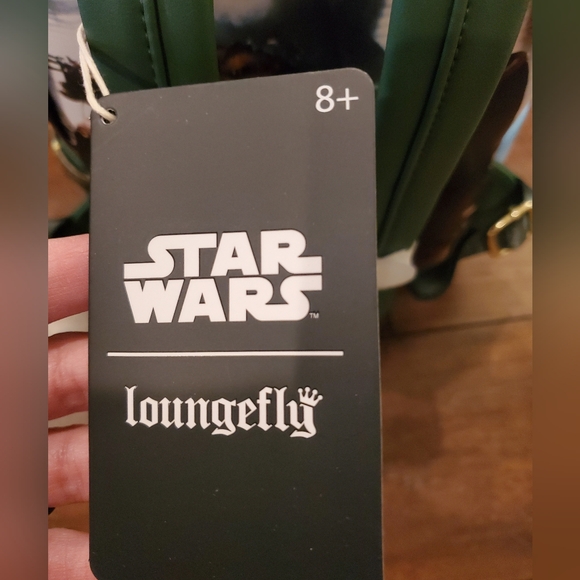 NWT Loungefly Star Wars Return Of The Jedi Scene Green Backpack - Picture 13 of 13